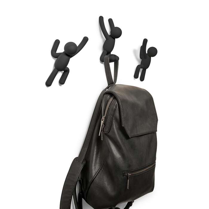 Набор крючков buddy, черный, 3 шт. UMBRA 318165-040