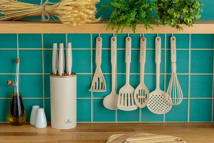 Ложка-шумовка organic бежевая Viners v_0305.201