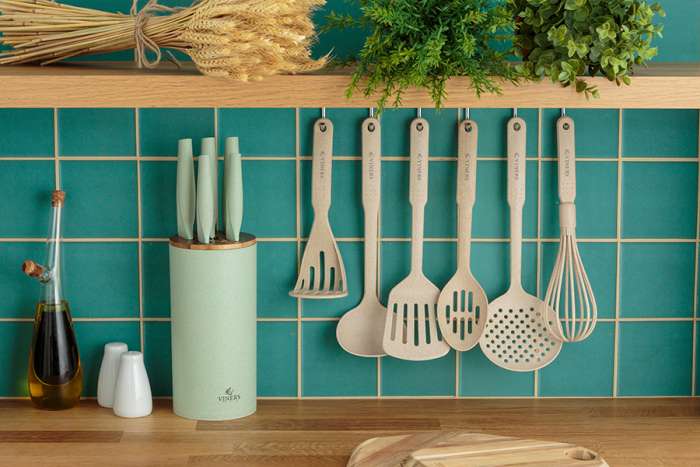 Ложка-шумовка organic бежевая Viners v_0305.201