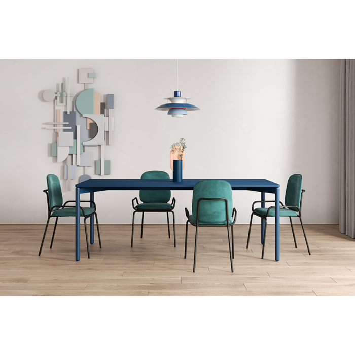 Стул ror, 2 frame, велюр, черный/зеленый LATITUDE RORCH2FRBKVLRGRN