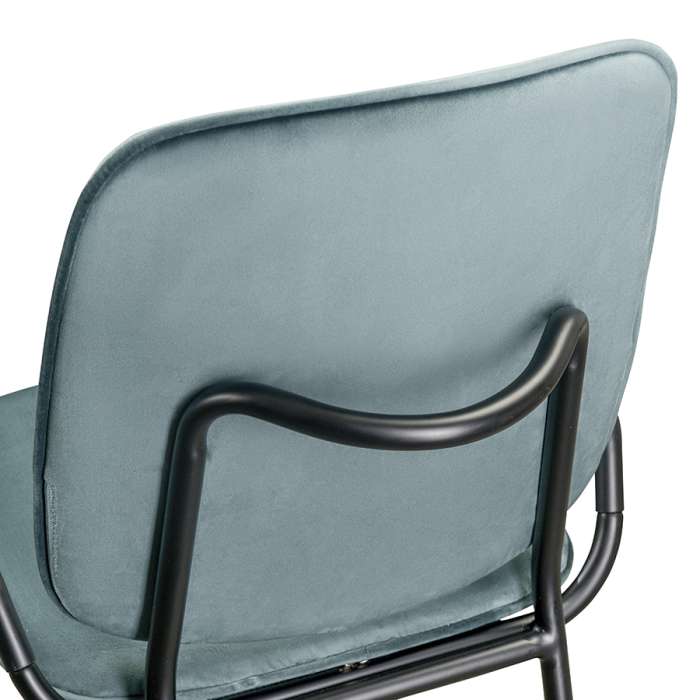 Стул ror, 2 frame, велюр, черный/зеленый LATITUDE RORCH2FRBKVLRGRN