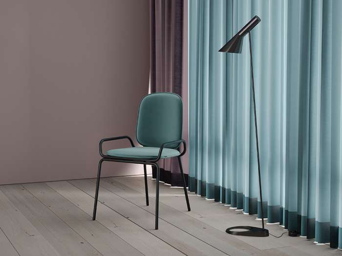 Стул ror, 2 frame, велюр, черный/зеленый LATITUDE RORCH2FRBKVLRGRN