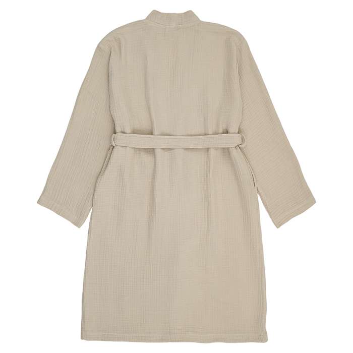 Халат из многослойного муслина бежевого цвета из коллекции essential, размер m Tkano TK23-BR0002