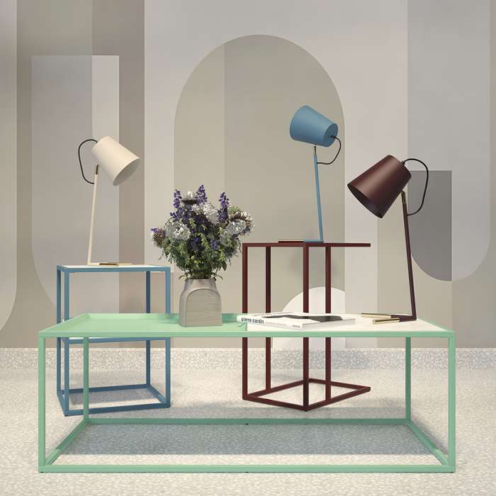 Столик приставной mayen, 38х38 см, бирюзовый Bergenson Bjorn BB0000241