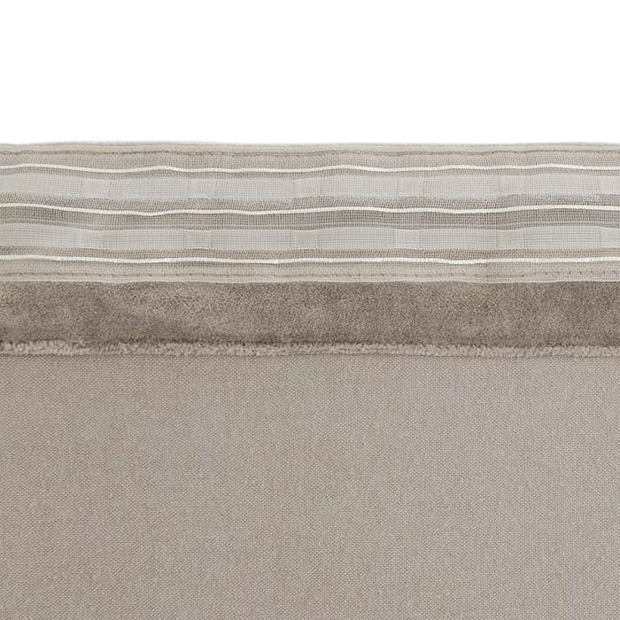 Штора из хлопкового бархата серого цвета из коллекции essential, 150х290 см Tkano TK23-CUR0008