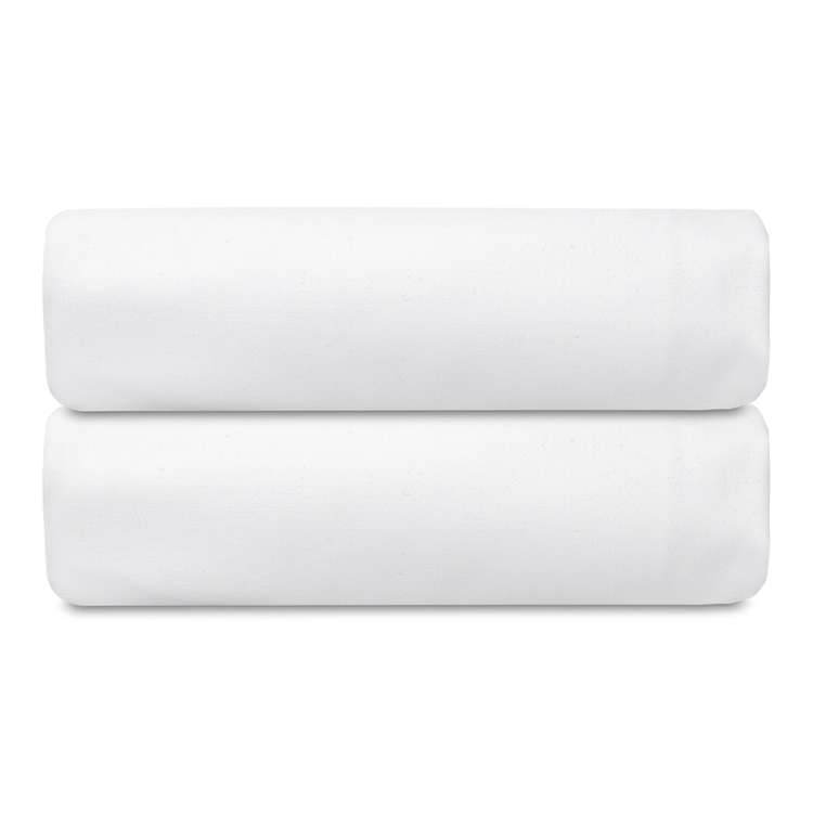 Простыня на резинке из плотного сатина белого цвета из коллекции essential, 160х200х30 см Tkano TK24-FS0006