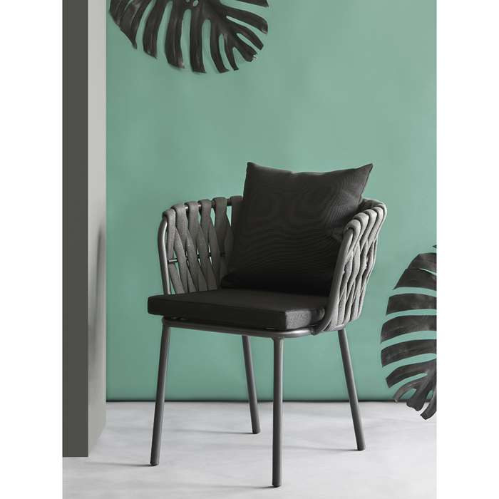 Стул braid, серый/черный Bergenson Bjorn BB0000812