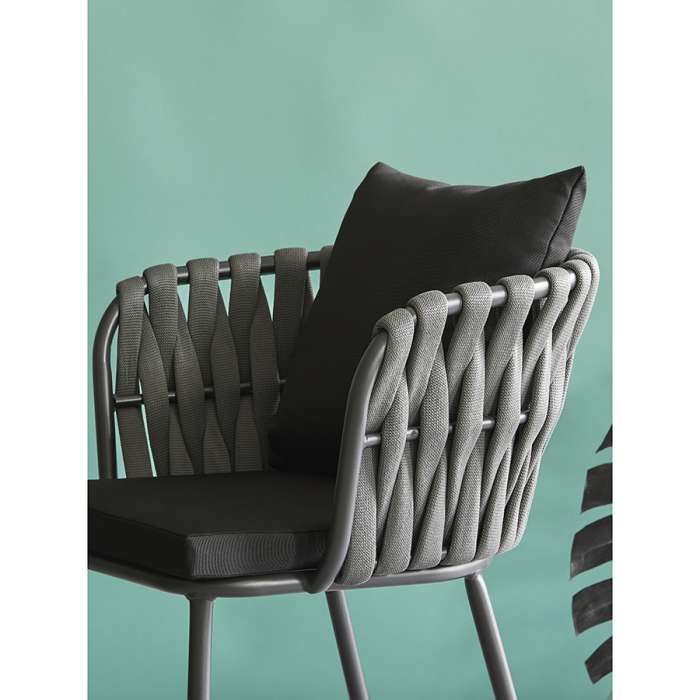 Стул braid, серый/черный Bergenson Bjorn BB0000812
