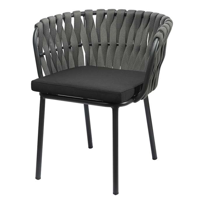 Стул braid, серый/черный Bergenson Bjorn BB0000812