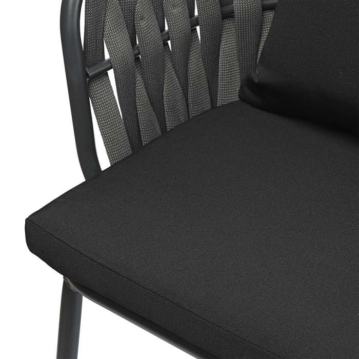 Стул braid, серый/черный Bergenson Bjorn BB0000812