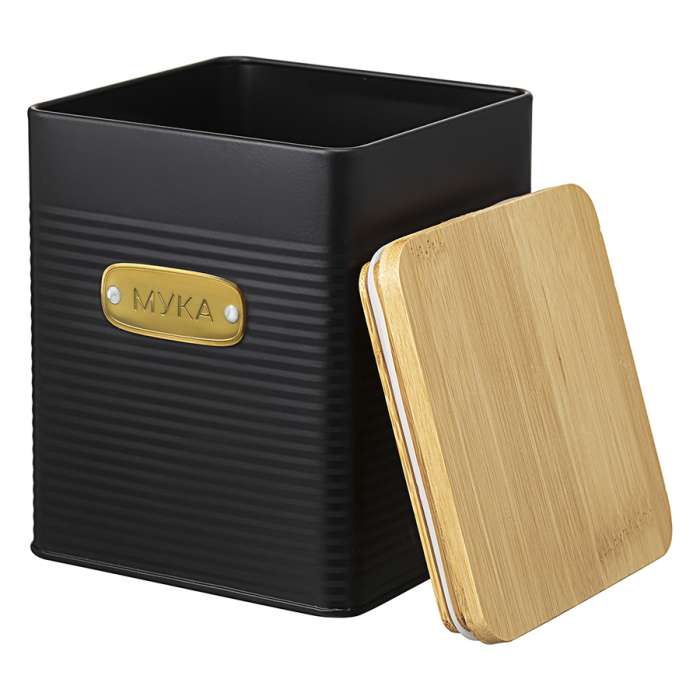 Банка для хранения муки irmel, 3,2 л, графит Smart Solutions SS0000213