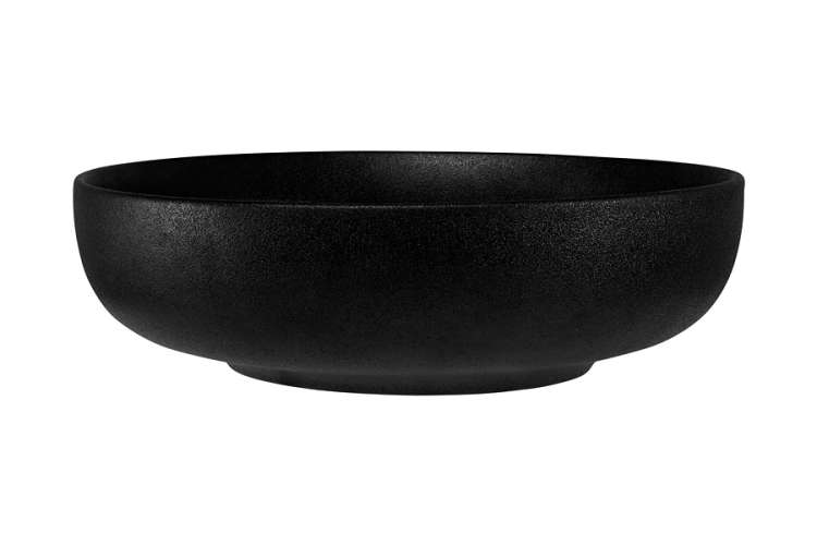 Салатник, 27х8 см, 2,5 л, фарфор P, черный, матовый, Caviar Black MAXWELL & WILLIAMS MW602-AX0674