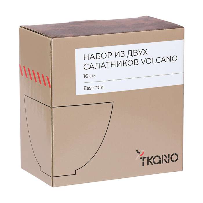 Набор из двух салатников volcano из коллекции essential, D16 см Tkano TK24-TW_BW0004