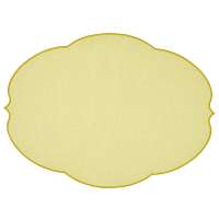 Салфетка подстановочная овальная flowers, 48,8х36 см, желтая Guzzini 127906132