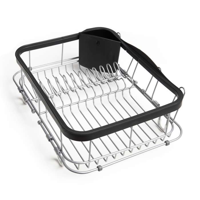 Сушилка для посуды sinkin, 28х14х47 см, черный, никель UMBRA 1004292-047