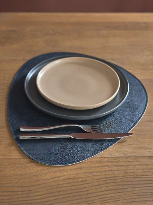 Набор из 4-х двухсторонних сервировочных салфеток drop, 33х41 см, синий/светло-серый Liberty Jones LJ0000468