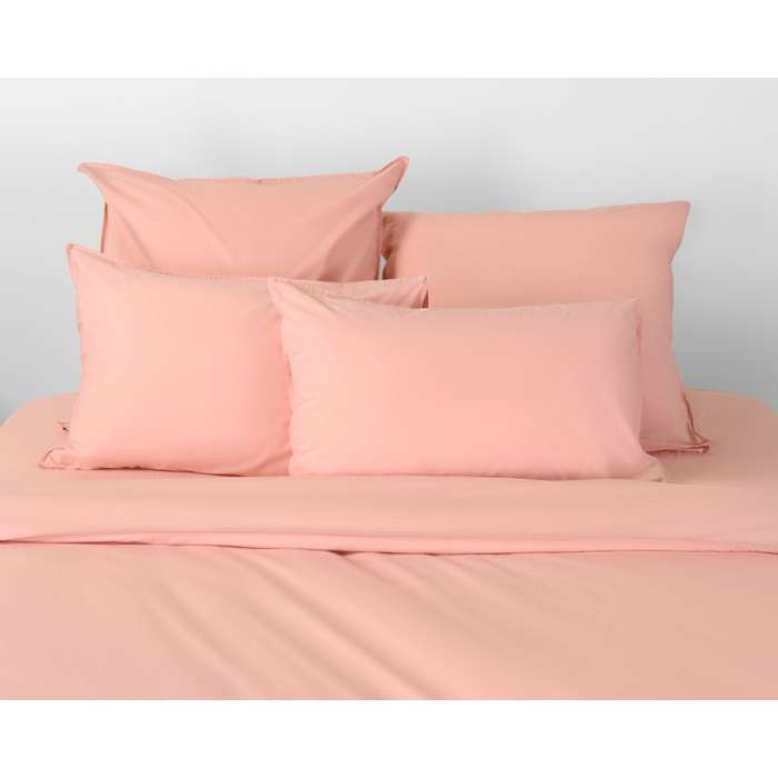 Набор из двух наволочек цвета пыльной розы из органического стираного хлопка из коллекции essential, 50х70 см Tkano TK20-PCI0004