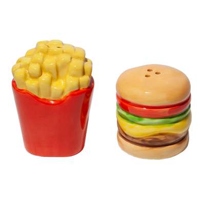 Набор из солонки и перечницы fast food, burger &amp; f DOIY DYSPEFFFB