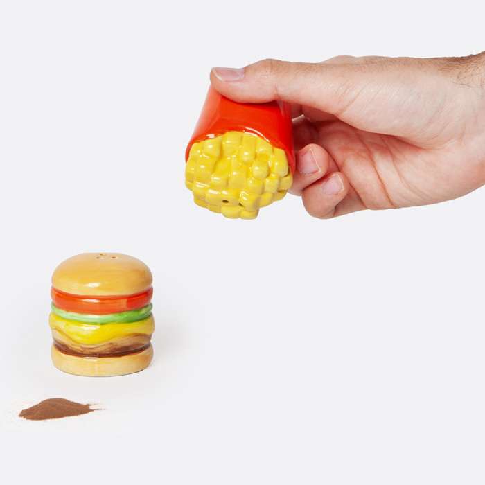 Набор из солонки и перечницы fast food, burger & f DOIY DYSPEFFFB
