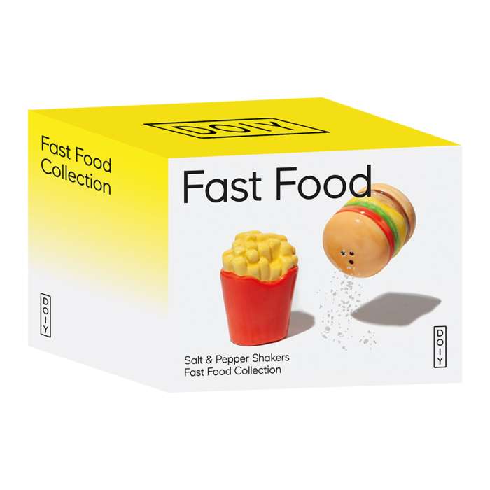 Набор из солонки и перечницы fast food, burger & f DOIY DYSPEFFFB