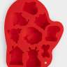 Форма для выпечки кексов, 25х20 см, 9 отд, силикон, красная, Варежка, Muffin ANNA LAFARG ANLAF-HS25