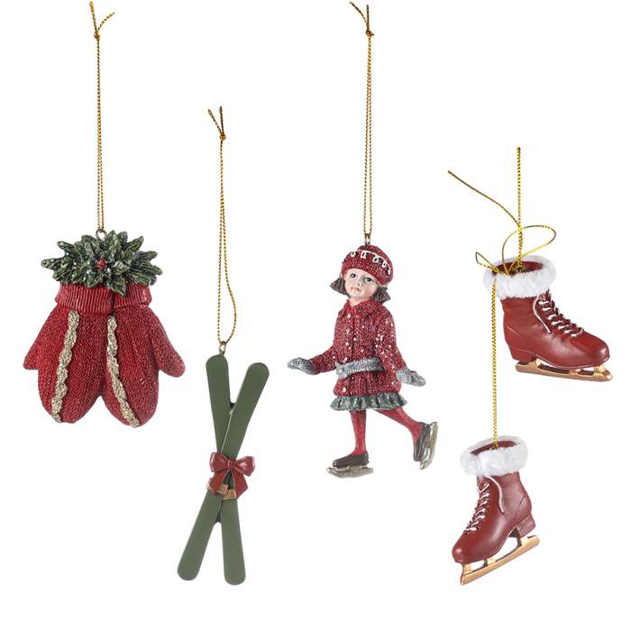 Набор ёлочных украшений heritage holidays из коллекции new year essential, 5 шт. Tkano TK25-NY_DEC0013