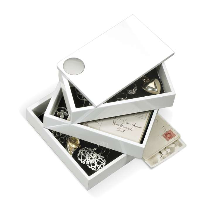 Шкатулка spindle, белая UMBRA 308712-660