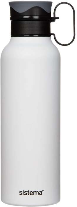 Стальная бутылка с петелькой 600мл SISTEMA HYDRATE 565