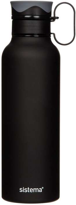Стальная бутылка с петелькой 600мл SISTEMA HYDRATE 565