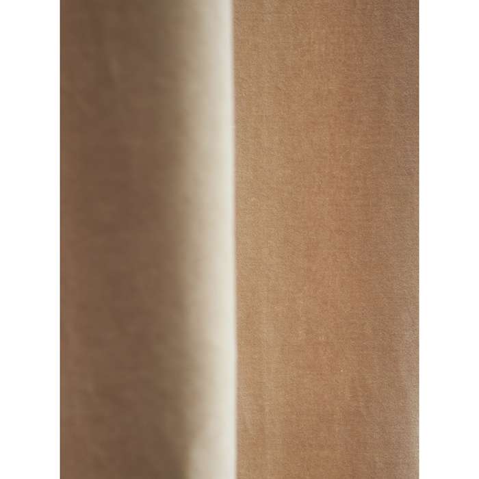 Штора из хлопкового бархата бежевого цвета из коллекции essential, 150х290 см Tkano TK23-CUR0009