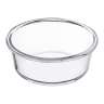 Контейнер для запекания и хранения круглый с крышкой, 650 мл, светло-серый Smart Solutions SS0000237