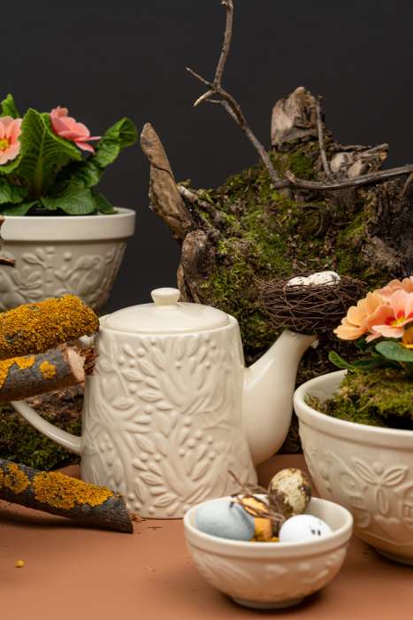 Набор пиал birds of paradise, 190 мл, кремовые, 2 шт. Liberty Jones CZ-LJ-BW-CR-190-Set2