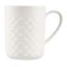 Кружка Decor de table Капля 380 мл, рельеф, фарфор, белая