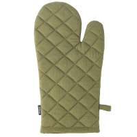 Прихватка-варежка из хлопка оливкового цвета из коллекции essential, 17,5х33 см Tkano TK22-OM0001