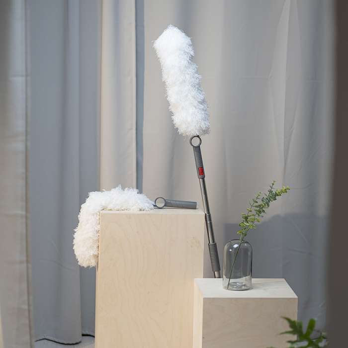 Метёлка для пыли гибкая с насадкой из микрофибры NORDIC STREAM 15339