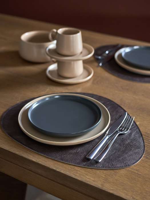 Набор из 4-х двухсторонних сервировочных салфеток drop, 33х41 см, шоколадный/бежевый Liberty Jones LJ0000466