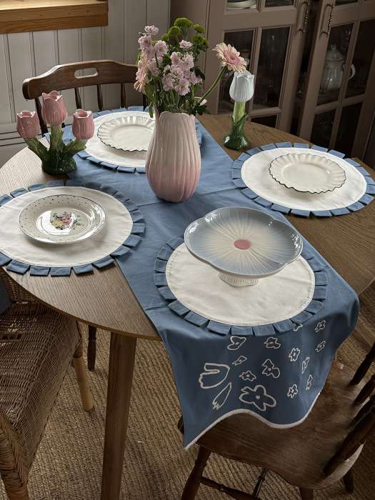 Салфетка под приборы Контур из коллекции ethnic, ?38 см Tkano TK26-PM0009