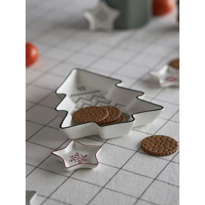 Набор из двух сервировочных тарелок sweet memories из коллекции new year essential Tkano TK24-NY_SRV0002