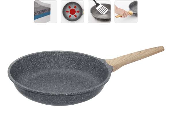 Сковорода с антипригарным покрытием, 28 см, MINERALICA (Минералика)