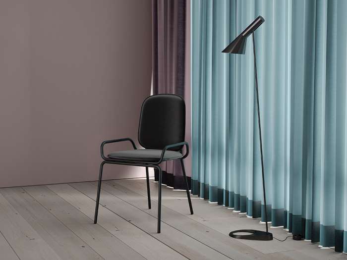 Стул ror, double frame, велюр, черный /черный LATITUDE RORCH2FRBKVLRBK