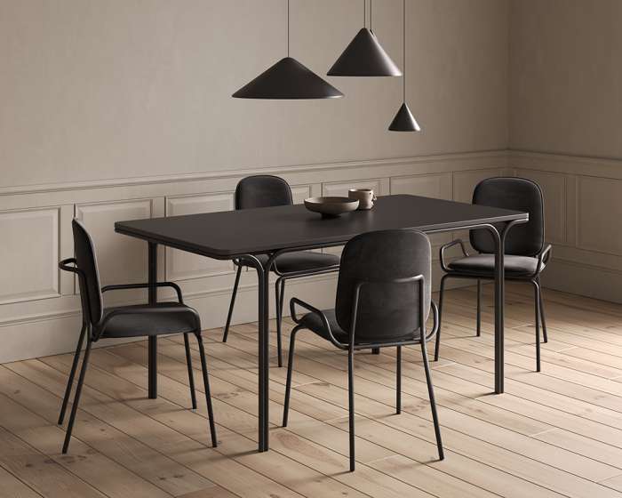 Стул ror, double frame, велюр, черный /черный LATITUDE RORCH2FRBKVLRBK