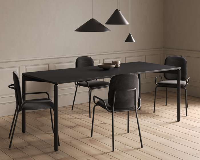 Стул ror, double frame, велюр, черный /черный LATITUDE RORCH2FRBKVLRBK