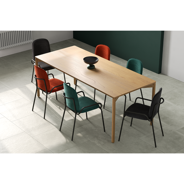 Стул ror, double frame, велюр, черный /черный LATITUDE RORCH2FRBKVLRBK