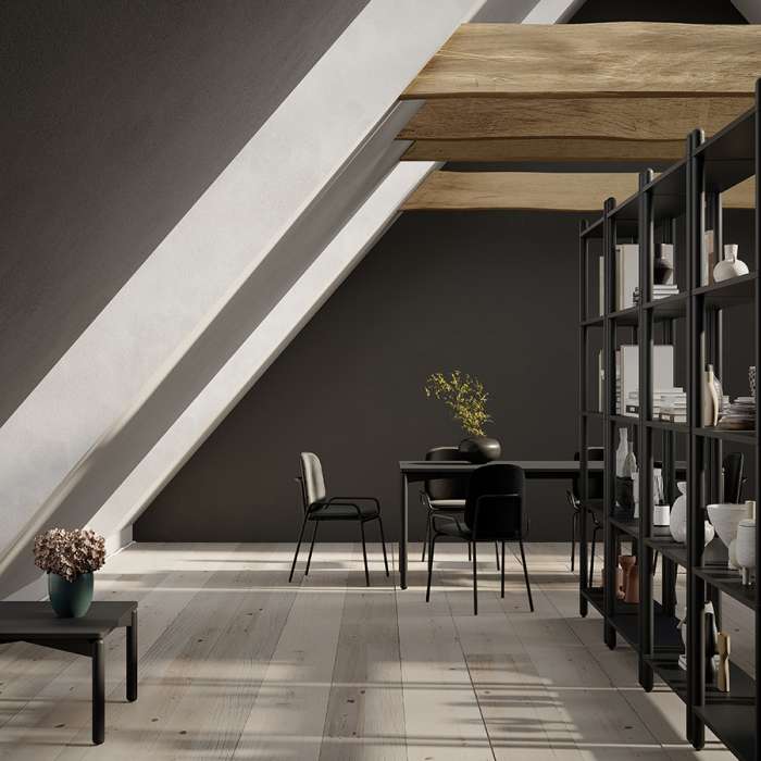 Стул ror, double frame, велюр, черный /черный LATITUDE RORCH2FRBKVLRBK