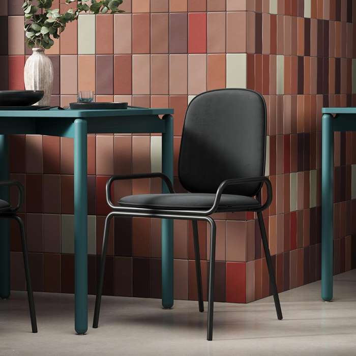 Стул ror, double frame, велюр, черный /черный LATITUDE RORCH2FRBKVLRBK