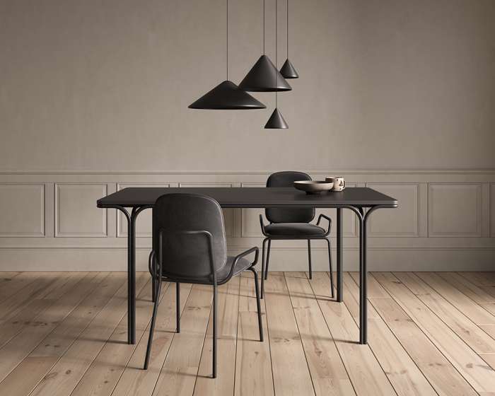 Стул ror, double frame, велюр, черный /черный LATITUDE RORCH2FRBKVLRBK