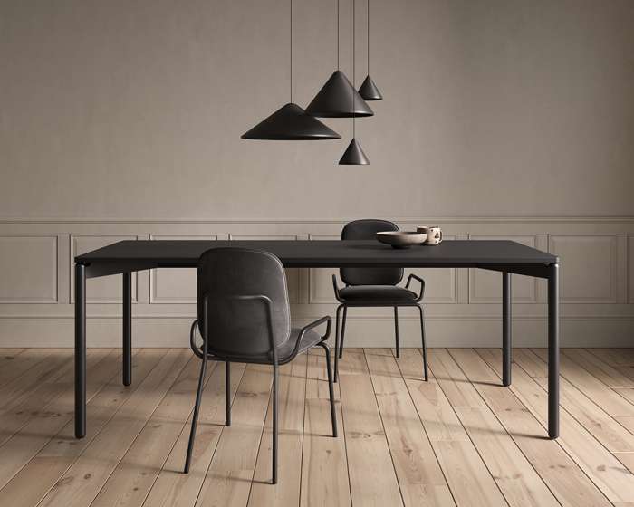 Стул ror, double frame, велюр, черный /черный LATITUDE RORCH2FRBKVLRBK