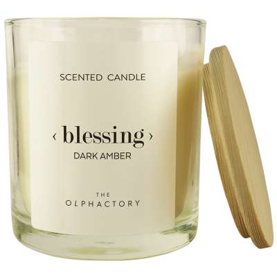 Свеча ароматическая the olphactory, blessing, dark amber, 40 ч Ambientair VV401ASTO