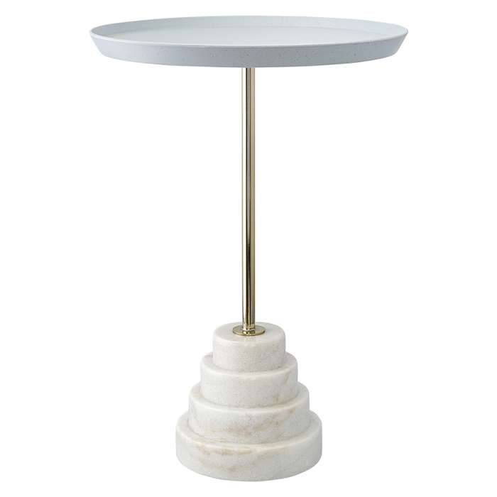 Столик кофейный sustainable collection, D38 см, серый/белый Bergenson Bjorn BB0000489