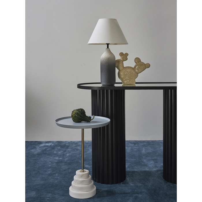 Столик кофейный sustainable collection, D38 см, серый/белый Bergenson Bjorn BB0000489